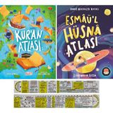 Kur'an Atlası - Esmaü'l Hüsna Atlası 2 Kitap - Matematik Öğreten Ayraç