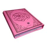 Kuran-ı Kerim Arapça Bilgisayar Hatlı Pembe Cilt Şamua Kağıt Fatih Araz