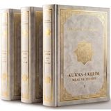 Kur!an - ı Kerim Meal ve Tefsiri Seti - 3 Kitap Takım