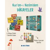 Kuran-ı Kerim'den Hikayeler Seti - 7 Kitap Ahşap Oyuncak Ve Sticker - Kutulu Özel Set