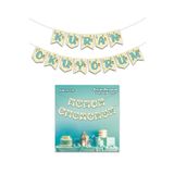 Kuran Okuyorum Yazısı Kurana Geçtim Partisi Süslemesi Dini İslami Banner 200x17 Cm