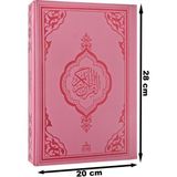 Kuranı Kerim - Arapça - Rahle Boy - Bilgisayar Hatlı - Pembe - Yok