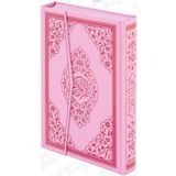 Kuranı Kerim Bilgisayar Hatlı Pembe Renkli Rahle Boy