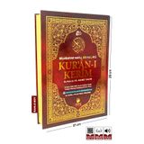 Kuranı Kerim Ve Satır Arası Kelime Türkçe Okunuşlu Ve Meali 5 Özellikli Mealli Kuran Orta 17 X 24 Cm