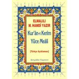 Kuranı Kerim Yüce Meali - Metinsiz Çanta Boy
