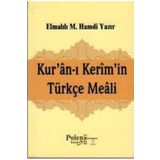 Kuranı Kerimin Türkçe Meali, Elmalılı M. Hamdi Yazır, Mushafsız Meal, Cep Boy, Polen