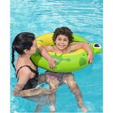 Kurbağa Figürlü Çocuk Deniz Havuz Yüzme Simidi - 80 cm - ( 3 - 6 Yaş Arası ) 36351 - Renkli