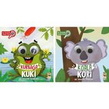 Kurbağa Kuki - Koala Kori Bu Kocaman Gözler Kimin Hareketli Kitaplar 2'li Set