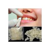 KURBE 10 Adet Ultra ince Reçine Porselen Diş Kaplama Protez Geçici Diş 2 Gram Yapıştırıcı Onarıcı Kapsül
