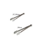 KURCH Et Maşası Köfte Maşa Barbekü Mangal Izgara Yemek Kızartma Maşası 2'li Set (36cm Ve 27,50cm)