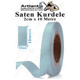 Kurdele Saten 2 Cm 10 Metre 1 Adet Saten Kurdela Parlak Hediye Ve Süsleme Şeridi Süs Paketleme Çiçek Saç El Sanatı