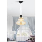 Küre Cam Küre Dekoratif Bal Tekli Cam Sarkıt 2324PVD - Bal Cam