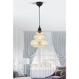 Küre Dekoratif Bal Tekli Cam Sarkıt 2324PVD - 1 - Sarı