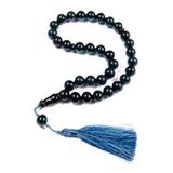 Küre Kesim 16x14 mm Koleksiyonluk İri Boy Simli Katalin 48 cm Saray Püsküllü Tesbih