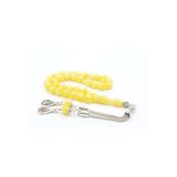 Küre Kesim Hareli Sarı Beyrut Kehribarı Tesbih 8 Mm