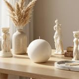 Küre Organik Dekoratif Mum Bal Mumu ve Soya İçerikli Modern Mum