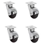 Küre Teker-Ofis Koltuk Dolap 360 Derece Döner Tablalı Metal Küre Tekerlek - 40 Mm, 4 Adet