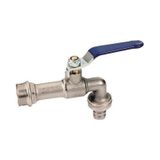 Küresel Bahçe Musluğu Rekorlu 1/2'' - Prinç