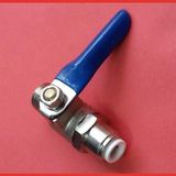 Küresel Mini Metal Vana Quick - Hat Alma Vanası (1/4) Su Arıtma