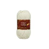 Kürkçü Han Cotton Comfort 100gr Pamuklu Makrome Punch Amigurumi Örgü İpi - Fil Dişi