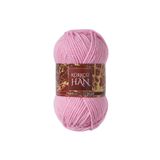 Kürkçü Han Dekor İpi Açık Pembe 100g 100m Akrilik İp | Punch, Çanta, Sepet, Dekor ve Amigurumi İçin Örgü İpi