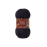 Kürkçü Han Dekor İpi Koyu Gri 100g 100m Akrilik İp | Punch, Çanta, Sepet, Dekor ve Amigurumi İçin Örgü İpi