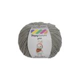 Kürkçü Han Happy Gurumi Soft Cotton Punch & Amigurumi İpi - 50 g (130 m) Yumuşak, Tüylenmez - Açık Gri