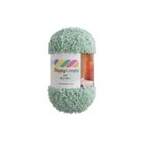 Kürkçü Han Happy Loopy Yarn - 100g / 100m | %100 Polyester Buklet Örgü İpi - Pastel Mint