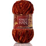 Kürkçü Han Kadife 100GR 95MT Örgü Ipi Khkad - Kahverengi