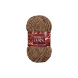Kürkçü Han Kadife 100GR 95MT Örgü Ipi - Orta Kahverengi