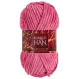 Kürkçü Han Kadife İp 50 gr%100 Polyester Microfiber Çok Kalın Kadife Örgü İpi – Amigurumi, Battaniye, Yastık ve Ev Dekorasyon Projeleri İçin (Gül Kurusu)