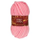 Kürkçü Han Lüks Kadife El Örgü İpi 100 g 60 m,%100 Mikro Polyester | battaniye, aksesuar ve dekoratif örgüler için