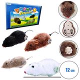 Kurmalı Oyuncak Fare (3 Renk) (12 Li Paket)
