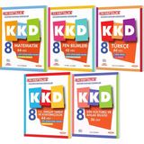 Kurmay 2026 8. Sınıf Lgs Matematik + Fen Bilimleri + Türkçe + İnkılap Tarihi + Din Kültürü Haftalık Kazanım Kavrama Denemeleri Seti 5 Kitap