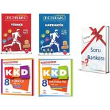 Kurmay 8.Sınıf Kkd Matematik + Kkd Türkçe+ Newton Kondisyon Türkçe + Matematik + Soru Bankası Hediye