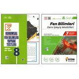 Kurmay 8. Sınıf Kurumsal Yaprak Test+Aydın Ders İşleyiş Modülleri Fen Bilimleri (2 Kitap)