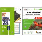 Kurmay 8. Sınıf Kurumsal Yaprak Test+Aydın Ders İşleyiş Modülleri Fen Bilimleri (2 Kitap)