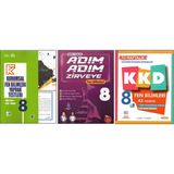 Kurmay 8.Sınıf Kurumsal Yaprak Test+Newton Adım Adım Zirveye+Kurmay Kkd Fen Bilimleri (3 Kitap)