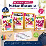 Kurmay More And More 2 Ingilizce Eğitim Seti – Practice Book + Workbook + Skills Book + Readers | 4’lü Set