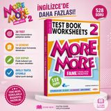 Kurmay More And More 2 Test Book Worksheets – 528 Soru | 30 Test + 14 Deneme | Ingilizce Soru Bankası
