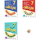 Kurmay Orjin 7. Sınıf Maarif Matematik Fen ve Türkçe 3lü Set Konu Özetli Etkinlikli Soru Bankası + Telefon Standı - Maarif Model