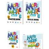 Kurmay Yayınları More & More 6.sınıf Practıce Book Seti 4 Parça Renkli ve Eğlenceli Eğitim Kitapları - Setli Ürün