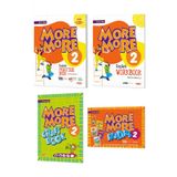Kurmay Yayinlari More&More 2. Sinif Practice Book & Workbook & Hikaye Seti & Craft Book (4’ Lu Set)