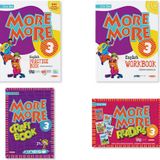 Kurmay Yayınları MORE&MORE 3.SINIF PRACTICE BOOK & WORKBOOK & HİKAYE SETİ & CRAFT BOOK (4 LÜ SET)