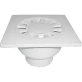 Kurna 15X15 70LİK Alttan Yer Sifonu Plastik - 15 x 15 cm - Krom