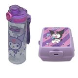 Kuromi 700 ML Su Matarası ve Beslenme Kabı ORJİNAL-Lisanslı