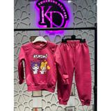 Kuromi Baskılı Mevsimlik Kız Çocuk Alt Üst Takım - 00406 Pembe - 3 Yaş