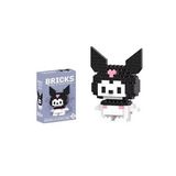 Kuromi Bricks Karakter Figür Oyuncak - 3D Yapboz Puzzle Yapı Oyuncak