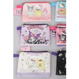 kuromi DEKOMUS İLE LİSANSLI YENİ SEZON BEST FRIENDS KUROMI,HELLO KITTY,CINNAMOROLL 2'Lİ PARA ÇANTASI