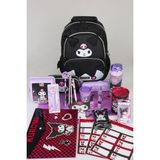 Kuromi Dekomus Ile Yeni Sezon Lisanslı Kuromı "dark Delıght Koleksiyonu" Okul ve Kalem Çantası Ile Premıum Full+Full Kırtasiye Seti - 1 - Çok Renkli - 500 ml